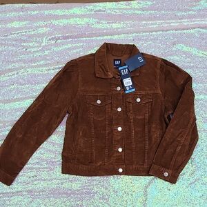 GAP Chestnut Corduroy Jacket NWT! SIZE  LARGE